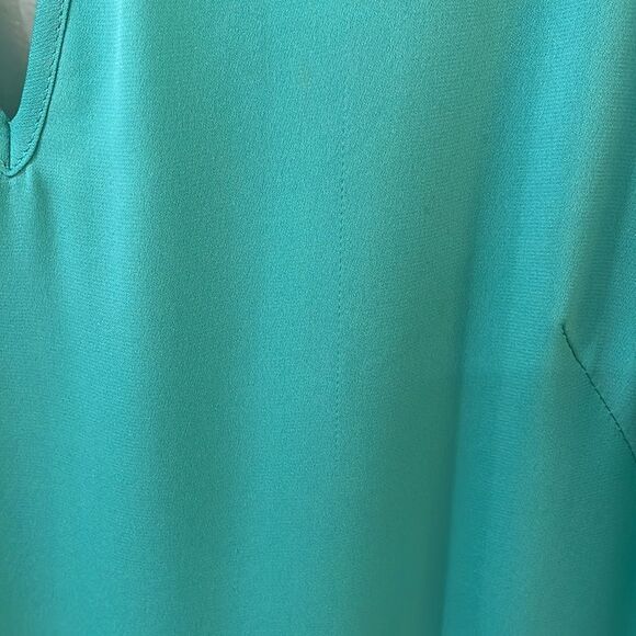 MILLY Jade teal mint green silk butterfly sleeves wedding guest dress size 2 - Picture 9 of 15
